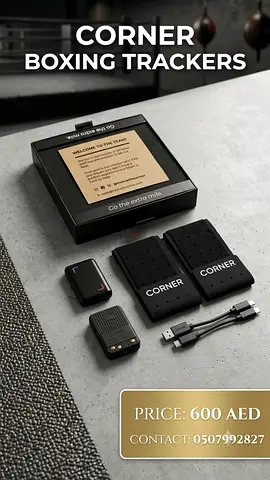 Title:
​Corner Boxing Trackers (Brand New) – Ultimate Smart Punch Tracker | 600 AED
​Description:
​U