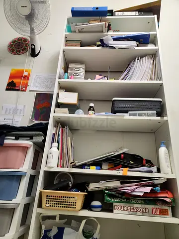 Cupboard, shelf, books storage