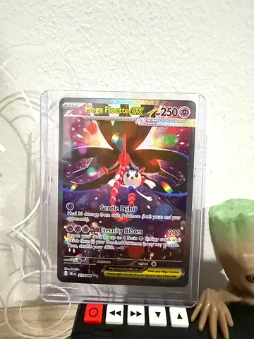 Pokémon Mega Floette EX Full Art Collectible Card (Protected)