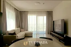 Furnished 2BR Apartment | Savanna Building 1 | Community &amp; Downtown View