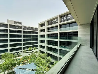 Pool view 2bhk in skoon building with balcony