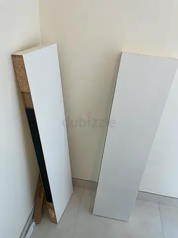 IKEA white floating shelves - good condition