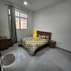 Lowest price fully furnished one-bedroom apartment for monthly rent in Ajman Corniche, close to all
