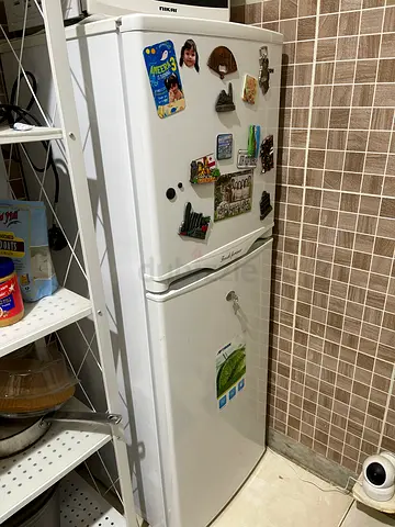 White Top-Freezer Refrigerator - Good Working Condition