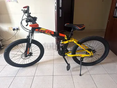 Kinetic full-suspension mountain bike - good condition, foldable