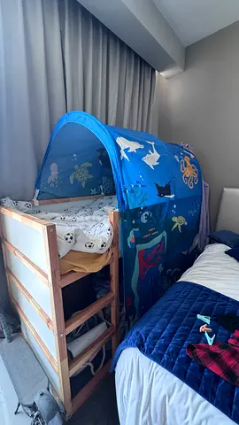 IKEA KURA Kids Bed 90x200 with Mattress  Play Tent