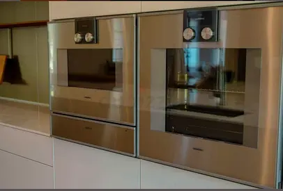 Gaggenau latest model built-in electric oven microwave and warming drawer set 60cm