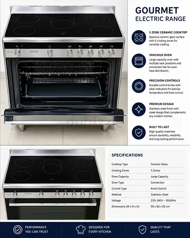 Siemens brand Electric Top Ceramic cooker
