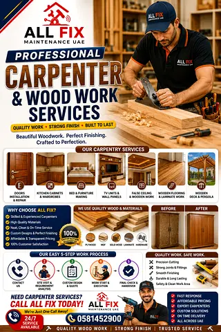 Professional Carpentry  Wood Design Services