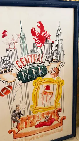 Framed art - Friends theme