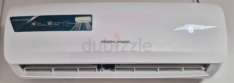 Split ac 1 ton General avanos 12000 btu new aircondition warranty 5 years