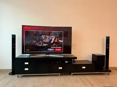 Black Wood Tv Unit