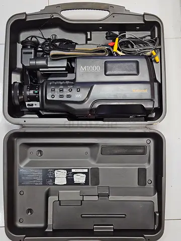National NV-M1000 vintage VHS camcorder.