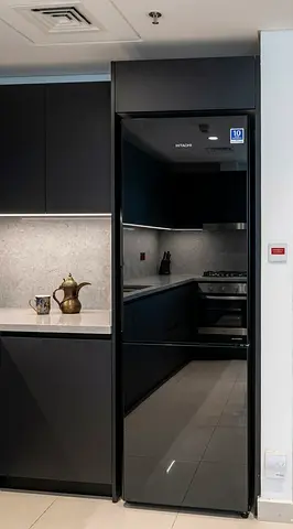 Hitachi Glass-Finish Bottom Freezer Refrigerator – Premium Modern Design Fridge