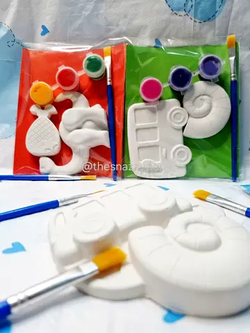 Plaster art kits for birthdays, favour giveaways and summer holiday fun activities