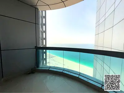 Full Sea View 2BHK+Maid in Corniche Tower | 02 Series | 2,195 SqFt | High Floor with Panoramic Balcony | AED 75k in 4 Payments | Direct Beach Access