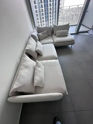 Ikea Sodhremn Corner Sofa Beige Excellent Condition