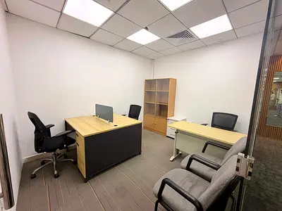 FURNISHED OFFICE | CHILLER & DEWA FREE | 24,100 YEARLY.