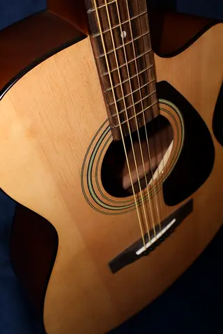 Used Acoustic Guitar - Classical-style Dreadnought, Natural Finish