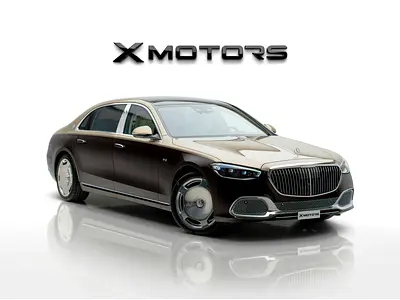 Mercedes-Maybach S680 | Two-Tone | GCC Spec | First-Class Rear Seats