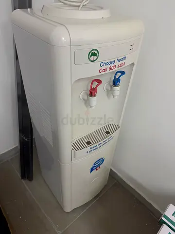 Freestanding Water Cooler Dispenser — Hot  Cold, White