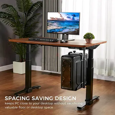 EUREKA ERGONOMIC Under Desk PC Mount, Computer Tower Holder 360°