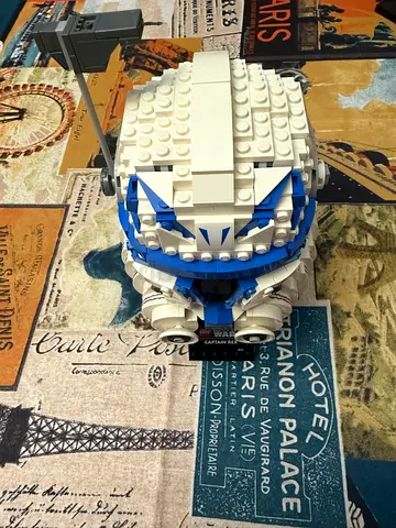 Lego star wars helmet captain Rex