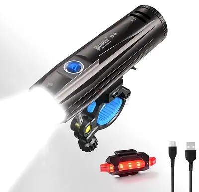 WUBEN Bike Light, Type C Rechargeable,