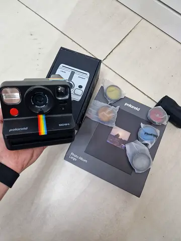 Polaroid Now+,2 gen,Instant Camera with Filters Packs album bundle- New Working Condition ,never use