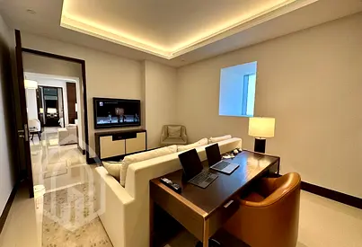 شقة فندقية مفروشة بغرفة نوم واحدة | العنوان سكاي فيو | إطلالات البرج والمارينا