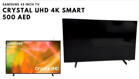 Samsung 43 Crystal UHD 4K Smart TV - Good Condition