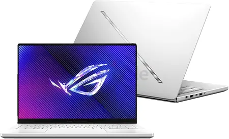 Asus zypheris gaming laptop in white