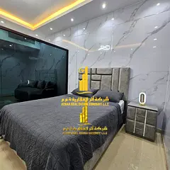 Furnished studio apartment with separate kitchen, very high-end furnishings, for monthly rent in Ajm