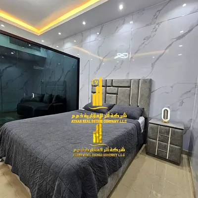 استوديو مطبخ  منفصل مفروش فرش راقي جدا للايجار الشهرى بعجمان - الراشدية1 - ابراج الهورايزون