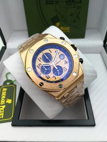 Audemars Piguet Royal Oak Rose Gold Chronograph Watch