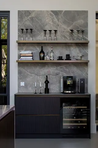 Custom Home Bar Coffee Unit Luxury Interior Design
