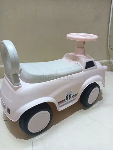 Light Pink Ride-On Toddler Car - Push Along / First Walker