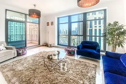 High Floor 2BR | Bright | Downtown Dubai