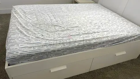 IKEA Brimness Queen  bed frame with mattress (160*200)