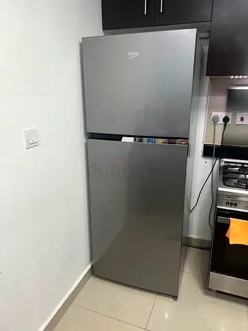 Beko Top-Freezer Refrigerator - Good Condition, Silver