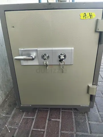 Used Heavy-Duty Office Safe with Dual Key Locks