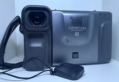 Vintage Sharp Viewcam HI-FI Monaural 8mm Camcorder (Without a battery)