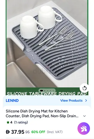 Kitchen stuff, Silicone Dish Drying Mat