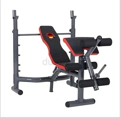 Multifunction Bench With Preacher Curl Leg Developer Adjustable For Olympic Work - Brand New
