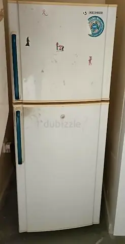 Used 2-Door Refrigerator - Functional, Needs Minor Cleaning