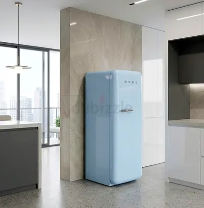 SMEG FAB28 Retro Refrigerator – Pastel Blue Iconic Vintage Design Fridge