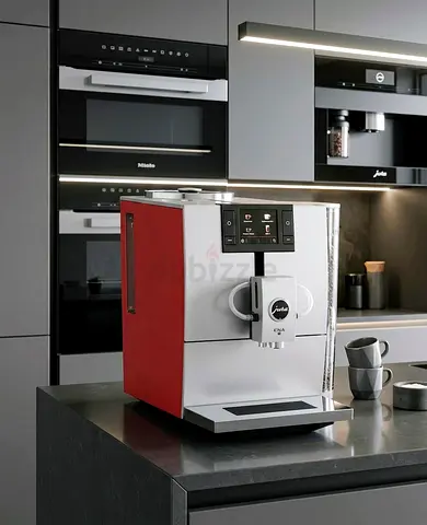 JURA ENA 8 Coffee Machine – Sunset Red Edition, Smart Touch Display  Premium Bean-to-Cup Brewing
