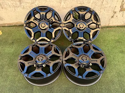 4x Original 20” Jetour T2 Black wheels