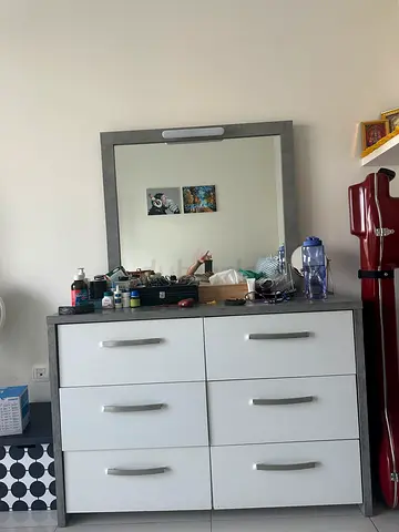 Large dresser with mirror and drawers