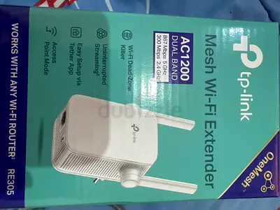 TP-Link RE305 AC1200 Mesh Wi‑Fi Range Extender (White) - used 1 month only